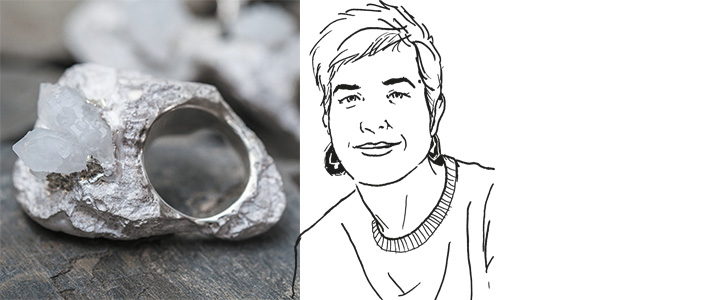 Ring Cailloux. Lu-du ©Chloé Perez